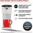KCup Pod Compatible Single Serve Coffee Maker with Reusable Pod and