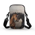 thumbnail image 2 of HELLHERO Horse Pattern Polyester Messenger Bag with Shoulder Strap Travel, Outdoor and Daily Use Leakproof, 2 of 6