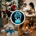 thumbnail image 4 of CPDD Among Us Game 3D LED Optical Illusion Acrylic Night Light with Remote 7 Colors Change Dimmable USB Powered Atmosphere Bedroom Decor Table Lamp Birthday Christmas Gift for Child,kids,Teens, 4 of 6