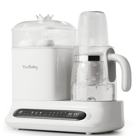 Yunbaby Baby Bottle Warmer & Steamer, 44oz Formula Kettle with Drying & Steam, Multi-Function Bottle Warmer for Breastmilk, Food & Baby Essentials