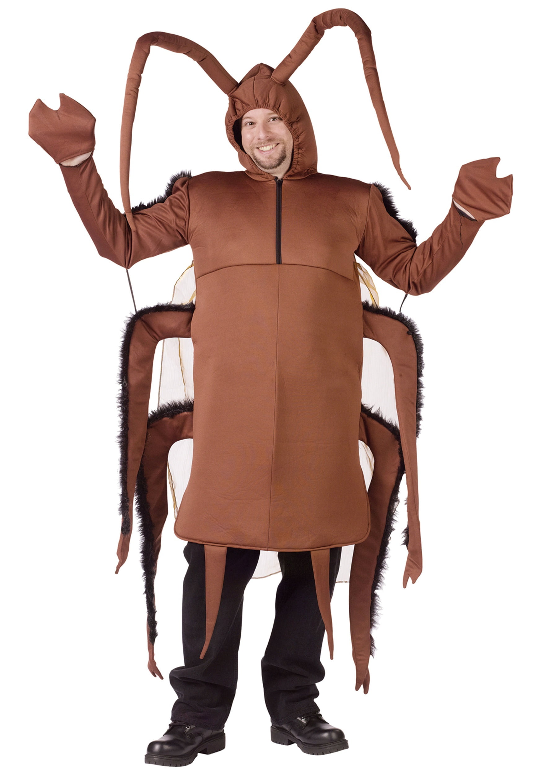 Roach Costume Adult Cockroach Funny Halloween Fancy Dress Brown Bug One Size Walmart Canada