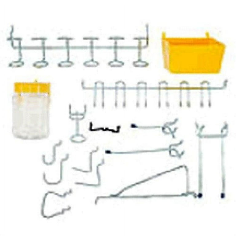 Crawford 43pc Pegboard Kit Crawford 43pc Pegboard Kit