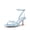 BLUE, variant on Women's Bow Heels -Kitten Heels for Women, Square Toe Strappy Heeled Sandals, Elegant Wedding & Bridal Bownots Sandals for Formal & Special Occasions