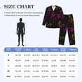 thumbnail image 4 of Lsque Butterfly Pattern Long Sleeve Pajama Set for Men - Soft 2-Piece Sleepwear and Loungewear Set with Pockets, Comfy Nightwear-X-Large, 4 of 7