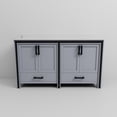 thumbnail image 5 of Ziva 60 in W x 22 in D Dark Grey Double Bath Vanity and Cultured Marble Top, 5 of 8
