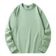 thumbnail image 1 of pstuiky camisa de manga larga para hombre, Camisa informal de manga larga con cuello redondo y color liso para hombre. Blusas de manga larga con cuello redondo. Tops casuales para hombres xxxxxl, 1 of 7
