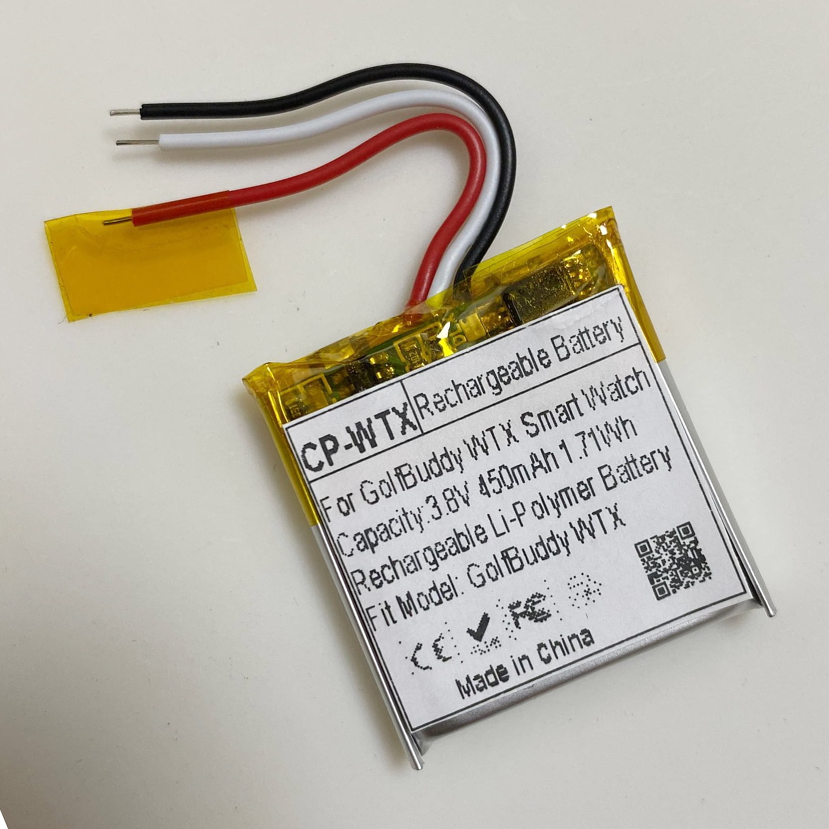 Fit for Golf Buddy WTX / WTX+ Smart Watch Rechargeable Lithium Polymer