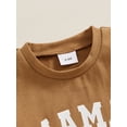thumbnail image 4 of Bagilaanoe 2pcs Toddler Baby Boy Shorts Set Short Sleeve Letter Print T Shirt Tops + Shorts 6M 12M 18M 24M 3T Kids Casual Summer Clothes, 4 of 8