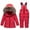 Red, variant on XEGLSBU Snowsuit Toddler 4T Toddler Boys Snowsuit Girls Snowsuits Pant and Jacket Bib Winter Kids Clothes Coat Snowsuit Toddler Girl 3T Red Size 2-3 Years
