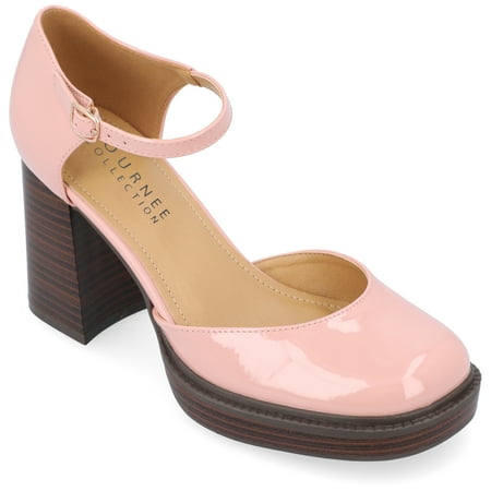 

Journee Collection Womens Sophilynn Tru Comfort Foam Mid Heel Square Toe Pumps