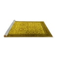 thumbnail image 2 of Ahgly Company Machine Washable Indoor Rectangle Persian Yellow Traditional Area Rugs, 8' x 12', 2 of 4