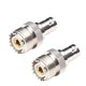 thumbnail image 1 of UHF hembra a BNC hembra Adaptador RF Coaxial Coaxial SO239 Adaptador de conector F / F Adaptador recto 2 Piezas Monstrate EL1437-00, 1 of 2