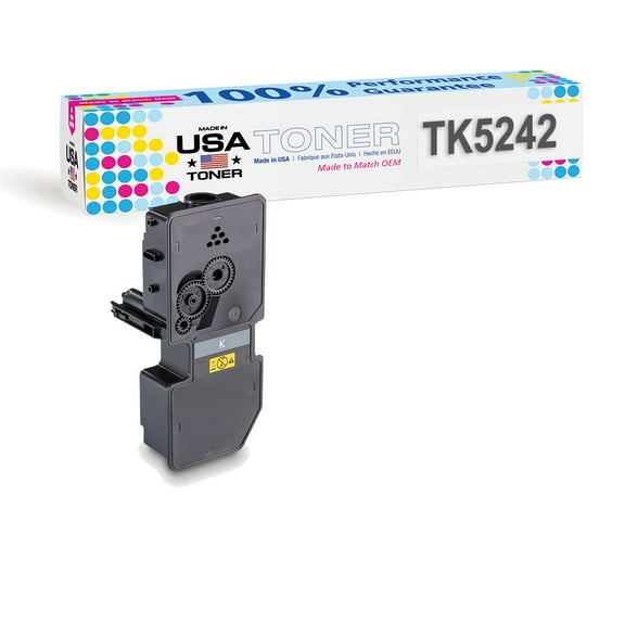 MADE IN USA TONER Compatible Replacement for Kyocera P5026cdw M5526cdw  TK5242 TK-5242K Black