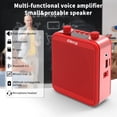 thumbnail image 4 of Amplificador de voz Giecy G300 30W 2800mAh con micrófono rojo, 4 of 8
