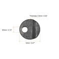 thumbnail image 2 of Frame Turn Button, 1/2" Metal Round w Screws for Hanging Pictures, 50 Pcs (Black ), 2 of 4