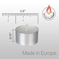 thumbnail image 2 of Velas Tealight HomeLights blancas sin perfume paquete de 100, 2 of 6