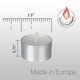 thumbnail image 2 of Velas Tealight HomeLights blancas sin perfume paquete de 100, 2 of 6