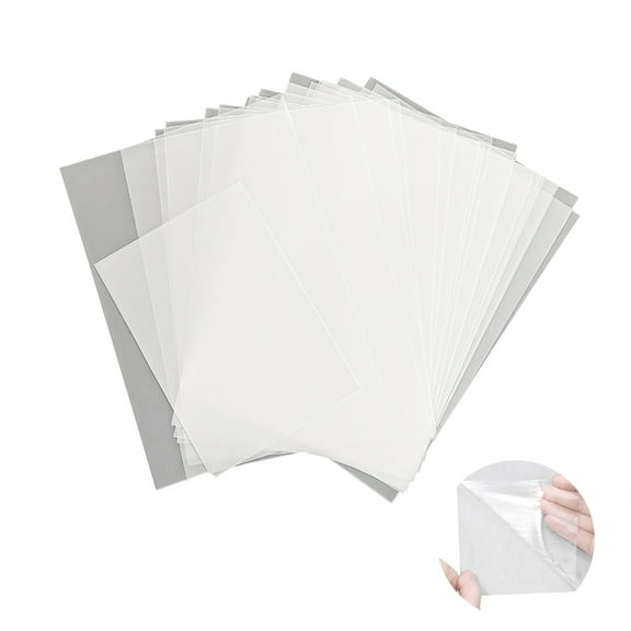 10 Pcs A3/A4 Double-Sided Adhesive Film Adhesive Patches For Iron-On