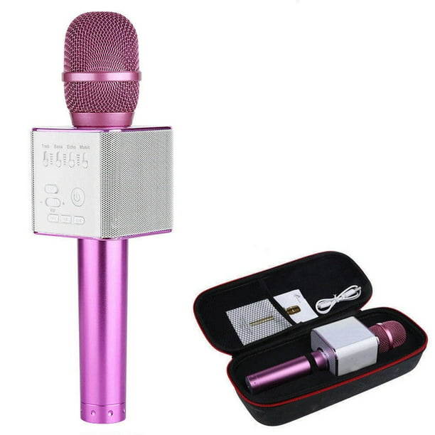 Q9 Micrófono Inalámbrico Portátil Portátil Reproductor de Karaoke Teléfono Móvil Bluetooth Universal Micrófono sidaley EL2225-03B
