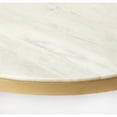 thumbnail image 2 of Beaumont Lane Metropolitan Living Marble Coffee Table in White, 2 of 3