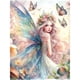 thumbnail image 1 of Pintura de diamantes Redondos Wdftyju Serie Personajes Hadas y Mariposas Resina 30x40CM, 1 of 9