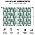 thumbnail image 2 of Blackout Kids Curtains,Green Christmas Tree Pattern Childrens Insulated Curtains Set Of 2,Bedroom Essentials,Toddler Room Decor 42"x54", 2 of 5