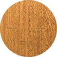 thumbnail image 1 of Ahgly Company Indoor Round Abstract Orange Modern Area Rugs, 3' Round, 1 of 4