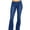 Medium Blue, variant on Womens Plus Size Flare Jeans High Waist with Pockets Stretch Denim Everyday Casual Flattering Versatile Curvy Figures