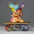 thumbnail image 2 of Graffiti Bear Statue Cartoon Trend Money Saver Violence Bear Home Decoration Animal Statue Candy Jewelry Key Storage Rack, 2 of 6