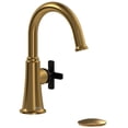 thumbnail image 1 of Riobel Mmrds01x Momenti 1.2 GPM Single Hole Bathroom Faucet - Brushed Gold / Black, 1 of 2
