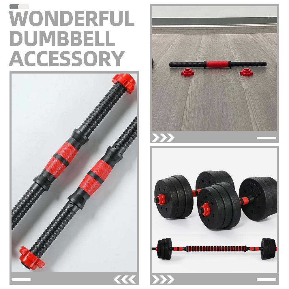 OFFIGAM 1 Set Dumbbell Grips Red Foam PVC For Barbell Conversion Gym Equipment