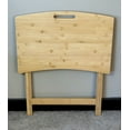 thumbnail image 5 of Fairway Avenue Home 26"W Bamboo Folding Personal Table, Natural, 5 of 7