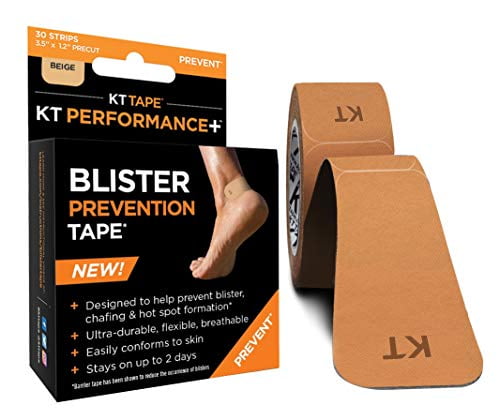 KT Blister Prevention Tape Roll of 30 Strips Black Runner Athete Sports Flexible 