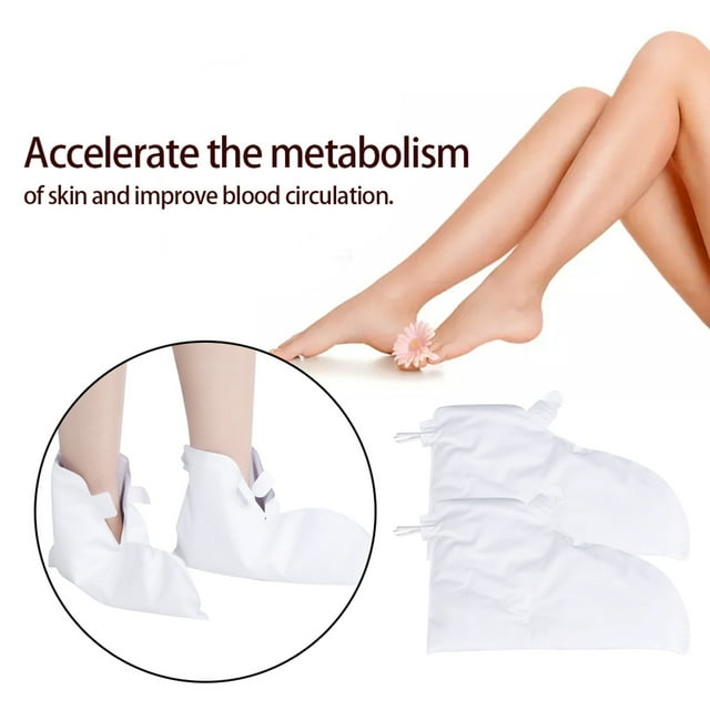 Paraffin Therapy Booties,Foot Heated Boots For SPA Treatment Booties Wax Therapy Booties Power Packed Performance