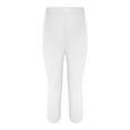 thumbnail image 5 of Yubnlvae Leggings for Women Ladies Casual Comfort Printed Stretch High Waist Elastic Cropped Pants Resort Beach Leggings Clearance White, 5 of 8