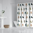thumbnail image 2 of Rowley Birds Shower Curtain - Floral Animal Bird Print Design for Bathroom, 72” x 72”, Multicolor, 2 of 4