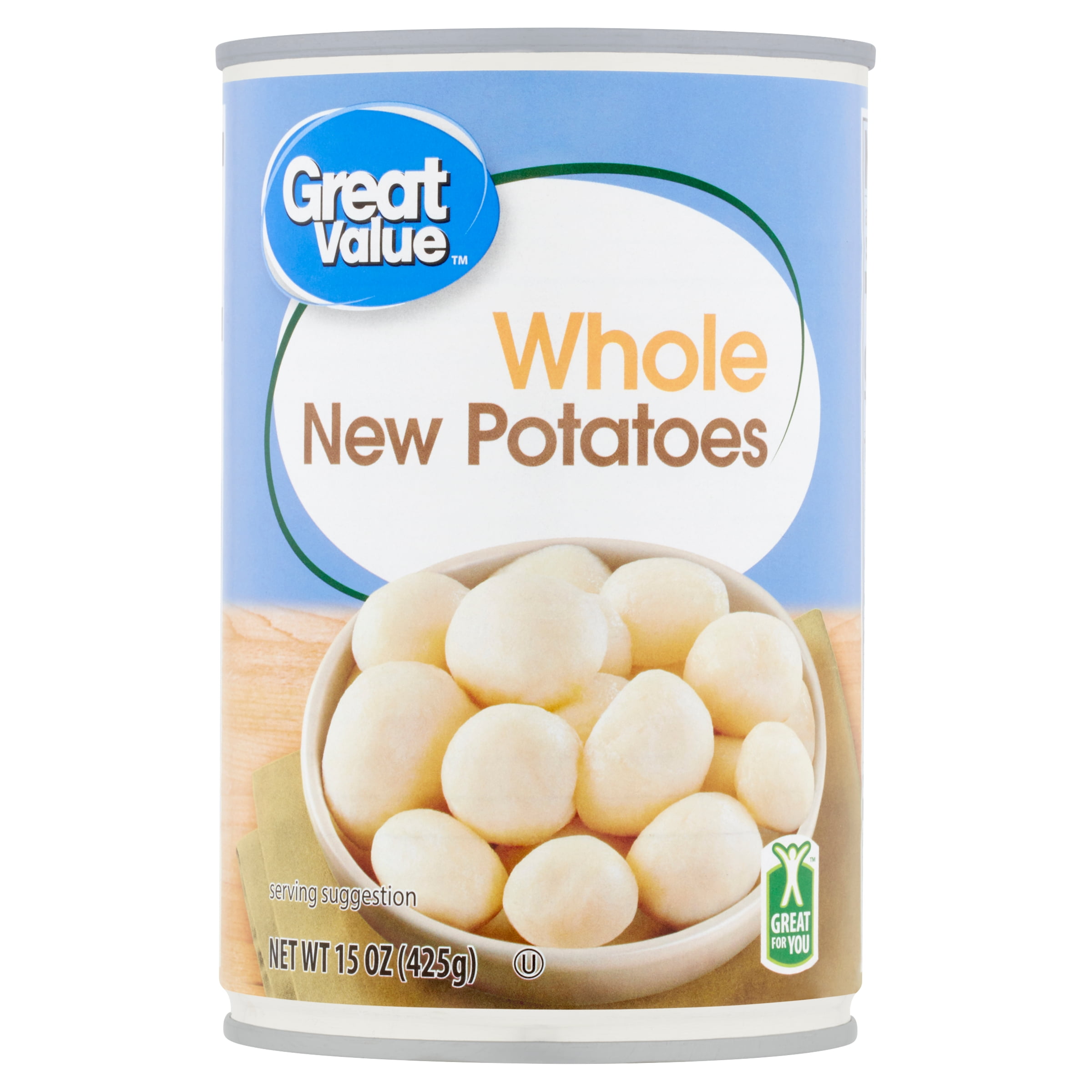 Great Value Whole New Potatoes, Canned Potatoes, 15 oz Can - Walmart.com