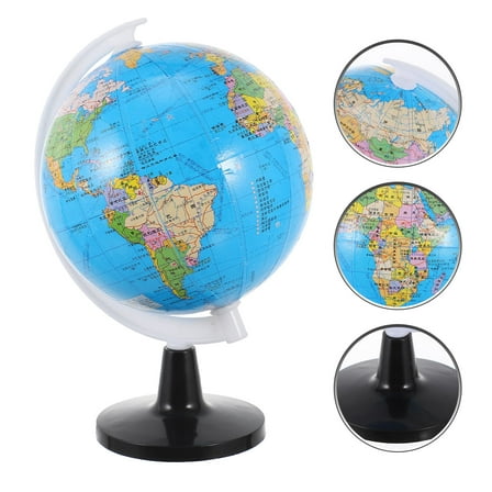 IBASETOY World Globe With Stand, Earth Globe For Kids Learning Home And Office Decoration