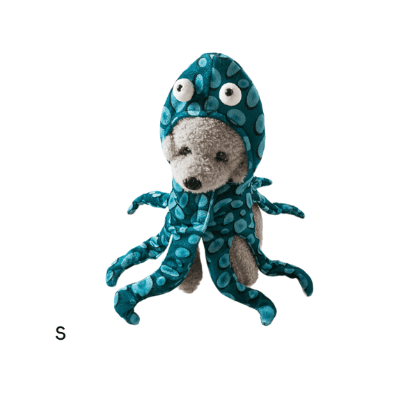 GASTROPOD Dog Costume,Octopus Stand Out from the Crowd Cat Costume,Elastic Fit Pet Halloween Cosplay Dress Puppy Clothes