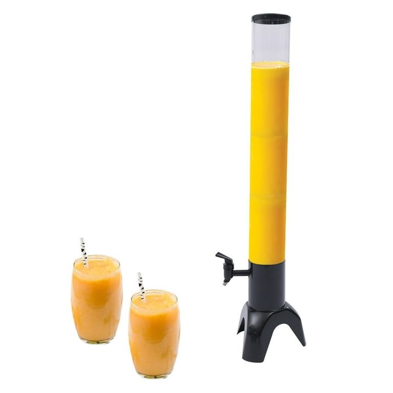 Beer Tower Dispenser, 3L/100oz Mimosa Tower Dispenser with Ice