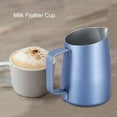 thumbnail image 3 of Dekaim Tasse de mousseur de Lait, café Durable de Tasse de mousseur de Lait en Acier Inoxydable pour la Partie d'hôtel de Cuisine (Bleu), 3 of 8