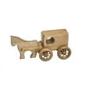 Lapps Toys & Furniture 154 BG Wooden Horse-Buggy Toy, Small - Black & Gray
