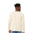 thumbnail image 4 of BELLA + CANVAS Jersey Long Sleeve Tee Men's | 100% cotton Crewneck T-shirt, Natural 2XL-Size Pack 6, 4 of 5