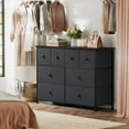 thumbnail image 3 of GUNAITO 8 Drawer Dresser for Bedroom Chest of Drawers Fabric Storage Bin,Black, 3 of 10