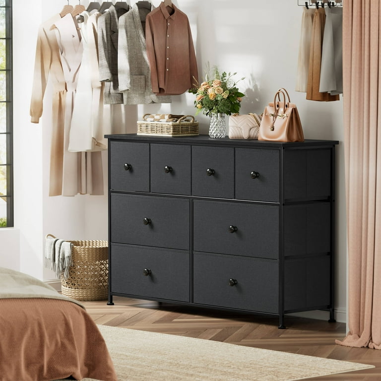 GUNAITO 8 Drawer Dresser for Bedroom Chest of Drawers Fabric