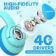 thumbnail image 3 of Auriculares Bluetooth VibeTune Kids 60H Playtime Blue Macaron, 3 of 7