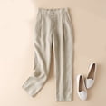 thumbnail image 3 of Sngxgn Soft Pants for Women Comfy Casual Lounge Yoga Pants(Beige,L), 3 of 8