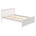 thumbnail image 4 of Carousel Full Size Bed Frame, Classic Solid Wood Platform Bed with Headboard, 4 of 7