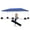 Blue, variant on EastVita 10x10 Pop Up Canopy - Outdoor Canopy Tent with Portable Roller Bag - One Button Push Setup, 3 Adjustable Height, 4 Weight Bags, 8 Stakes & 4 Guy Ropes Included, Black