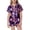 Z21-Dark Purple, variant on Weebloom Halloween Girls' Pajama Sets Cute Pumpkin Pajamas Set Soft Printed Short Sleeve Button Down Shirt Shorts For Youth Tween Sleepwear Nightwear Pjs Loungewear 12-13 Years
